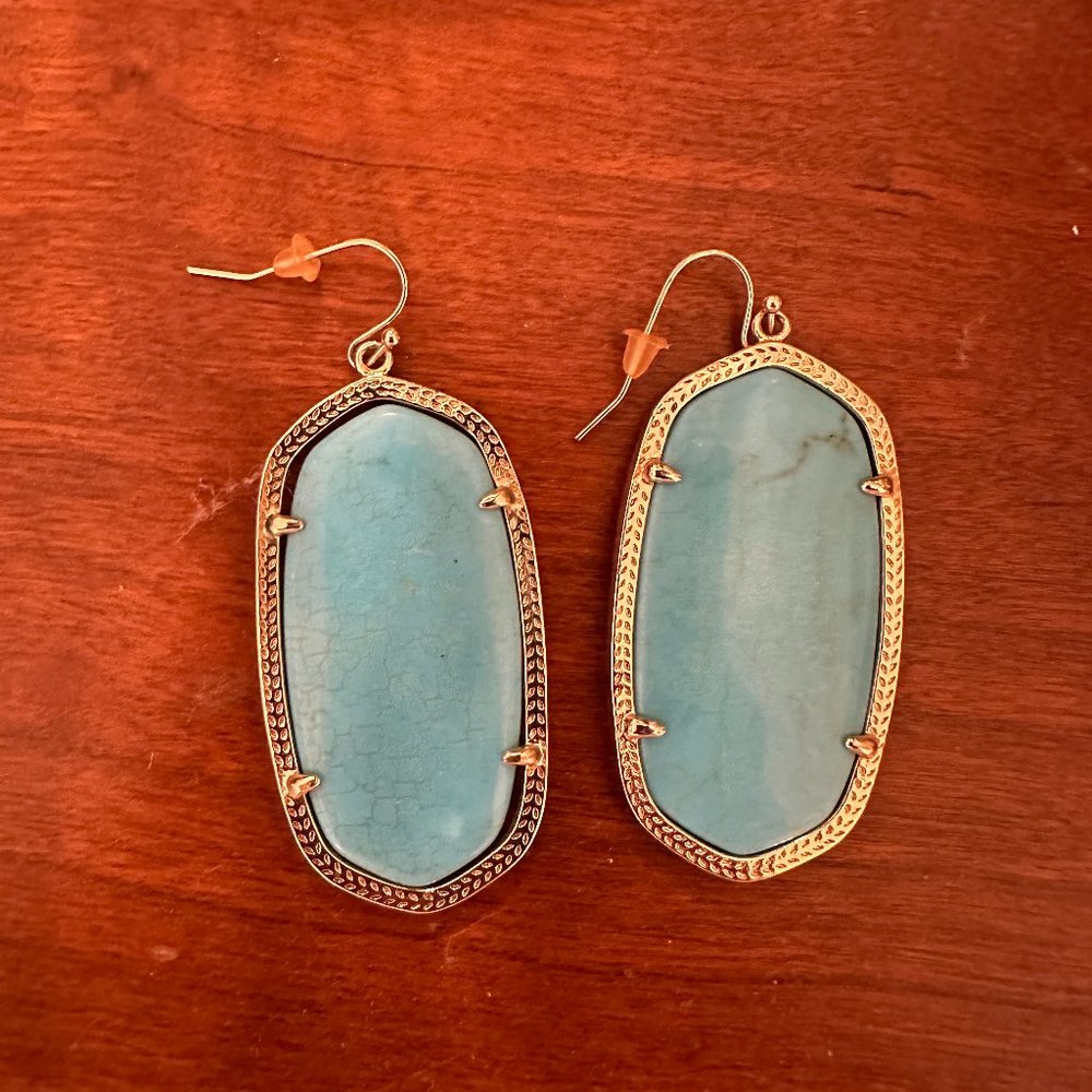 Large Kendra Scott Drop Earrings